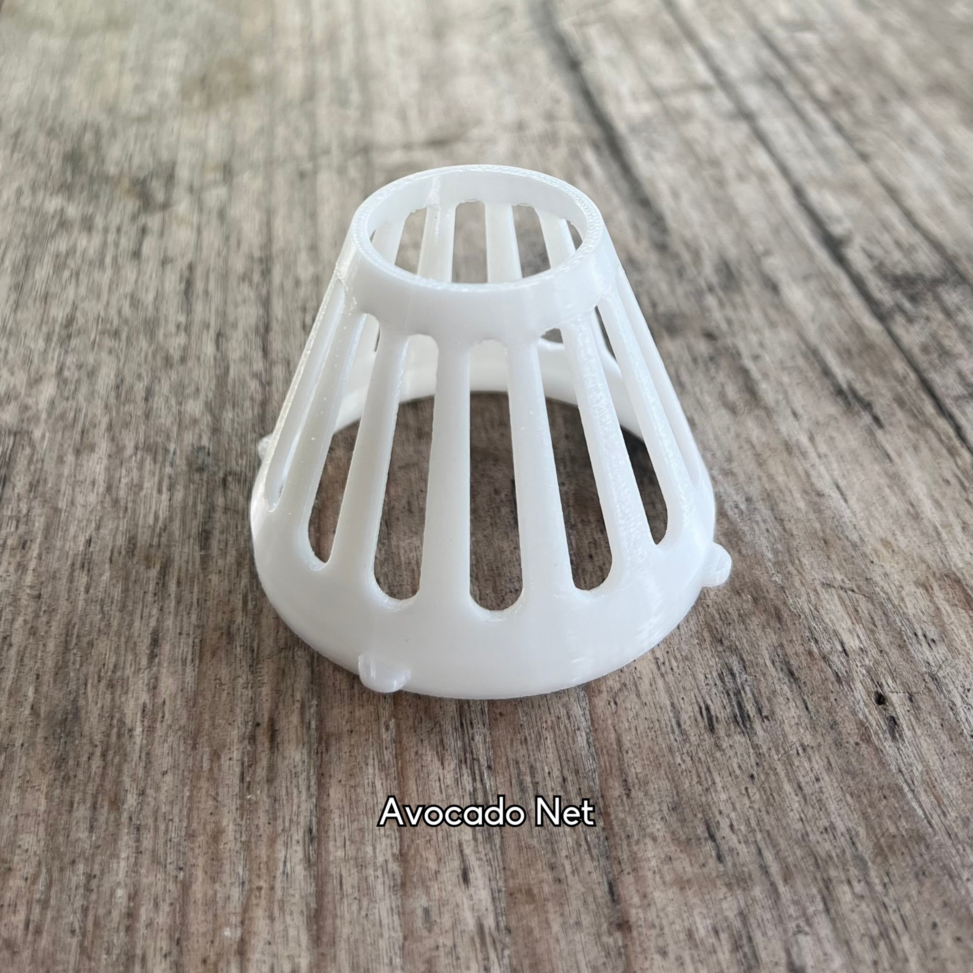 Avocado seed net insert for mason jar regrowing system by PureLayer.