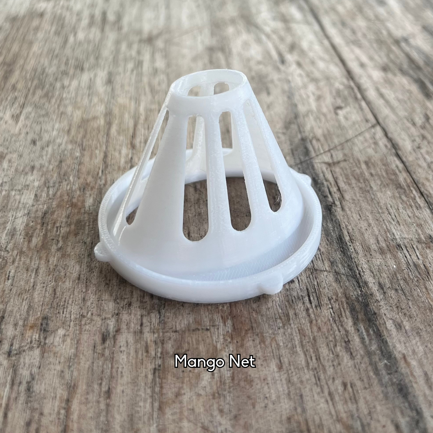 Mango seed net insert for mason jar regrowing system by PureLayer.